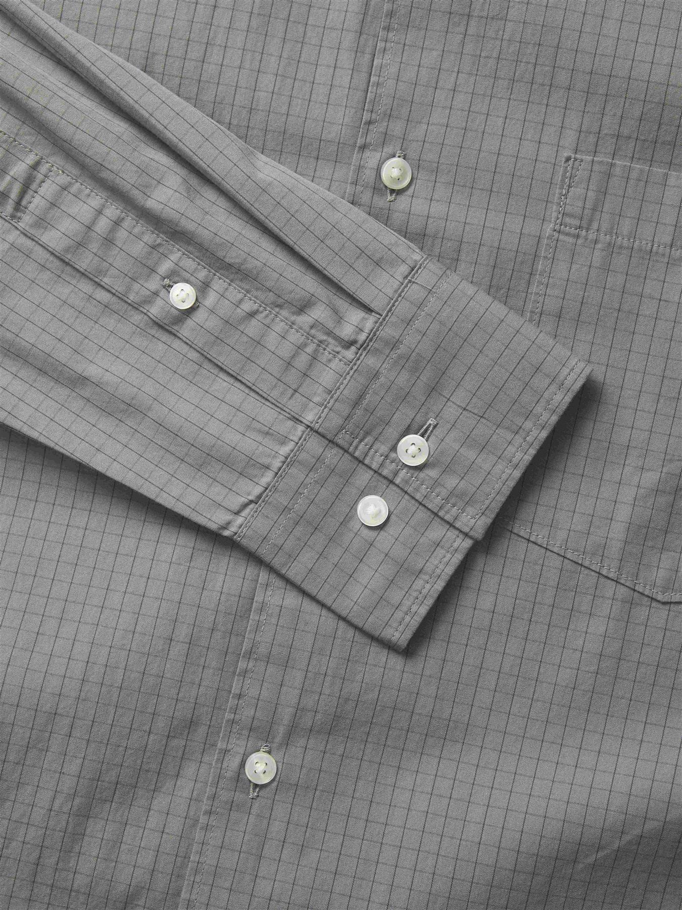 Jack & Jones Mens Cotton Shirts, Full Sleeve Button Down Polo Shirts for Men UK - Picture 3 of 5