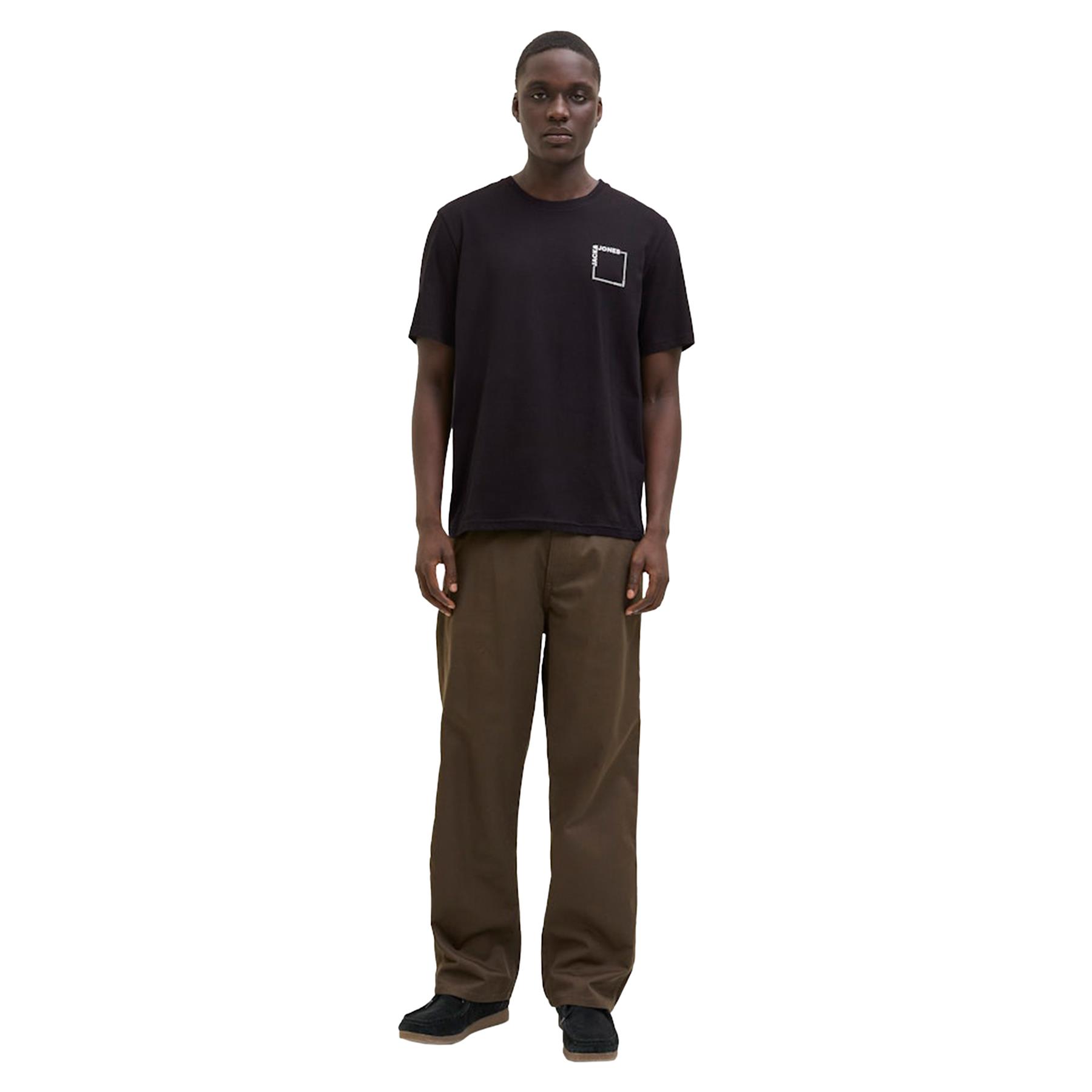 Jack & Jones Mens Short Sleeve T-Shirt Casual Crew Neck Top with Chest Logo - Picture 14 of 17