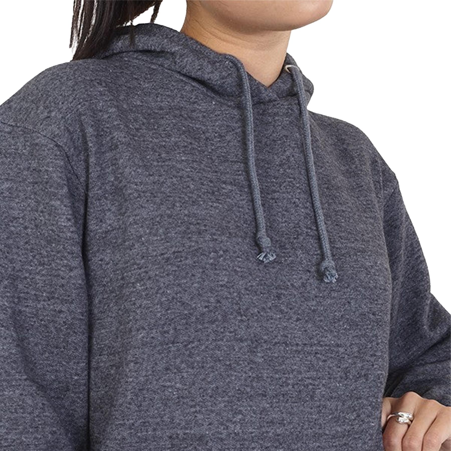 Brave Soul Womens Hoodie with Kangaroo Pocket, Ribbed Cuffs Plain Sweatshirts - Picture 3 of 26