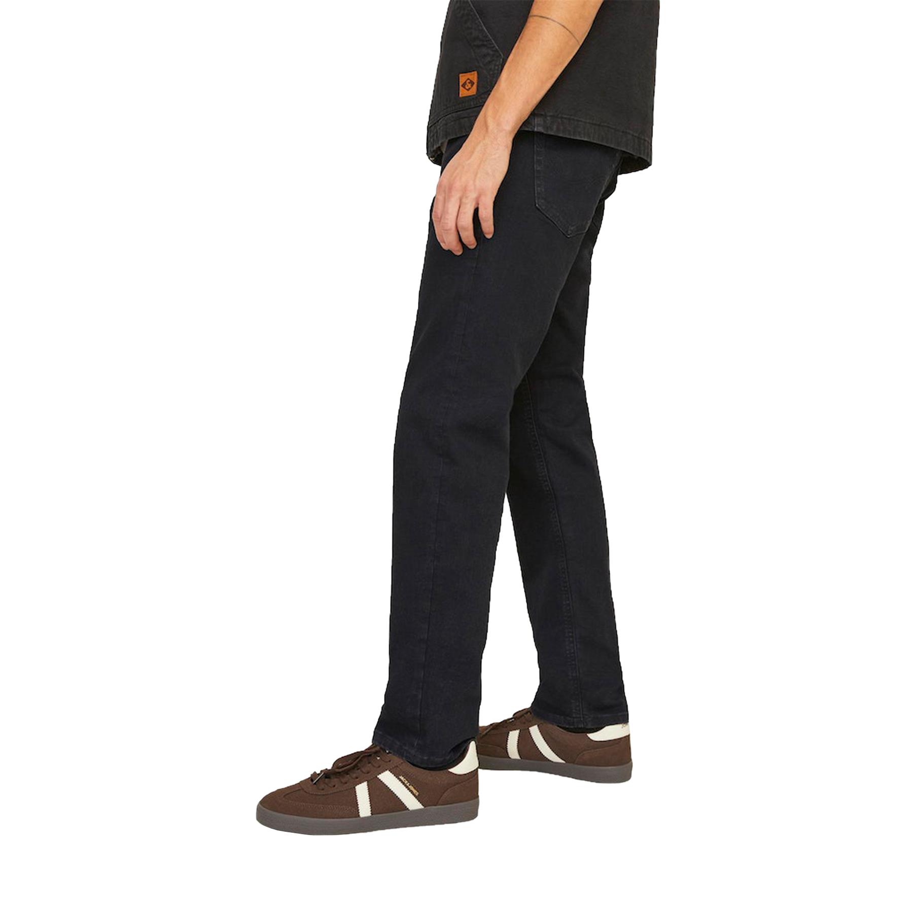 Jack & Jones Mens Black Jeans Comfort Fit Denim Pants for Men- 28 to 38 Waist - Picture 5 of 8