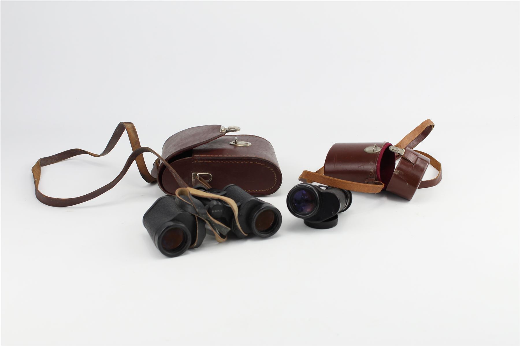 Vintage CARL ZEISS 8 x 30B monocular & binoculars with leather cases eBay