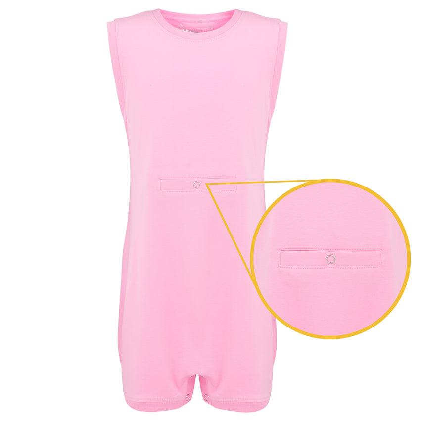 KayCey Popper Vest Kids Sleeveless Bodysuit – Tube Access Adaptive Clothing - Picture 11 of 22