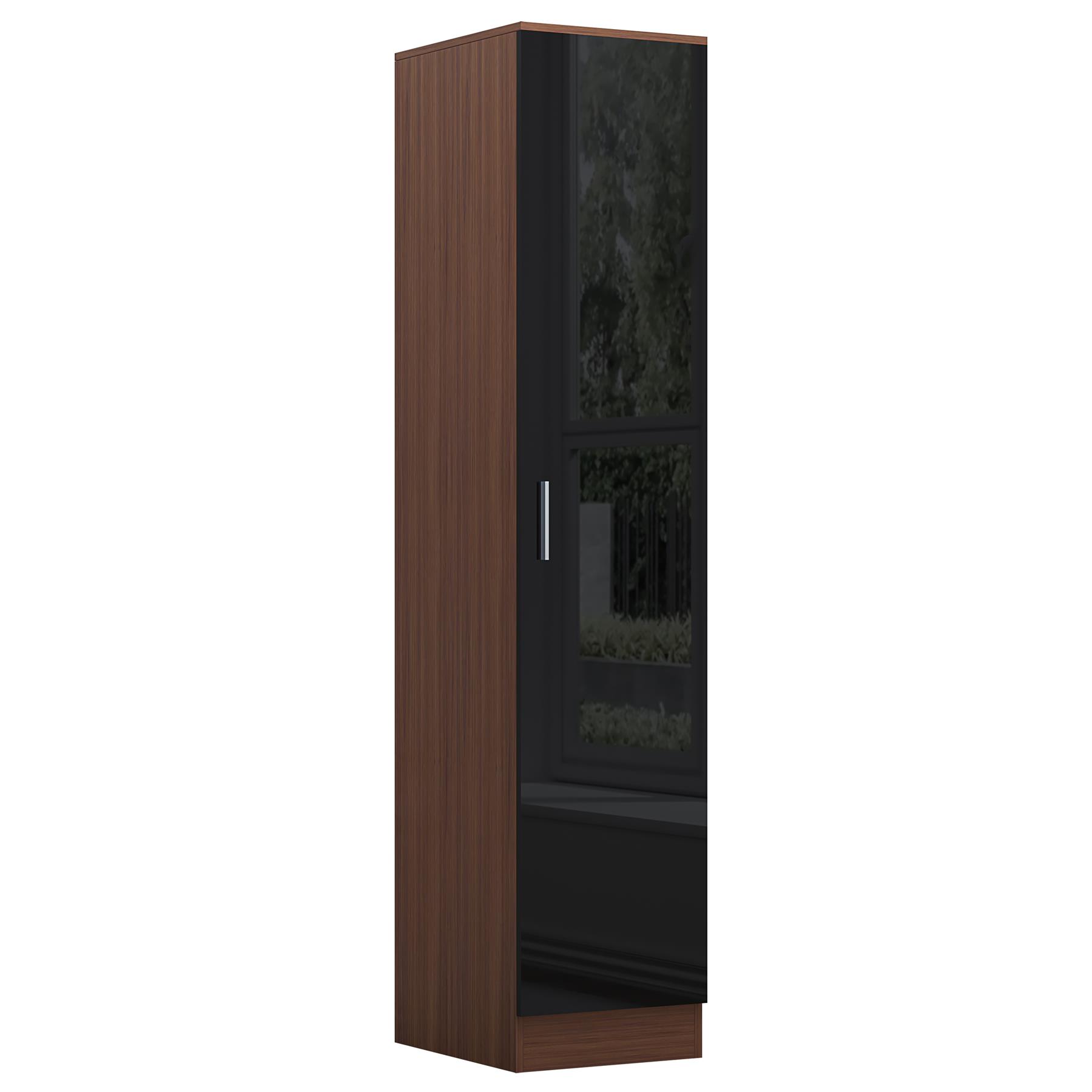 REFLECT Gloss 4pc Bedroom Set - 1 Door Wardrobe + 5 Draw Chest + 2 Bedsides - Picture 20 of 49