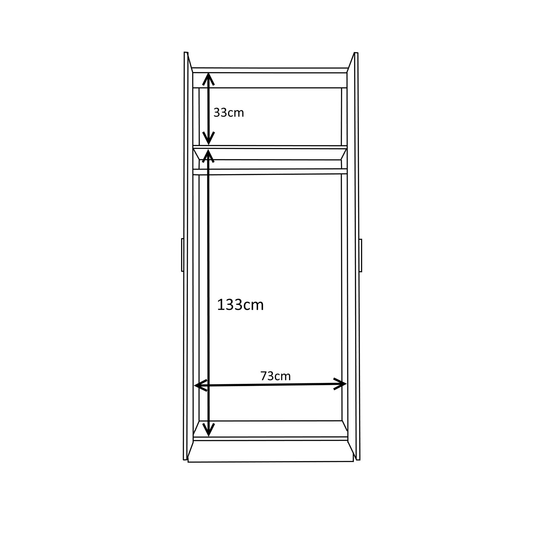 REFLECT Gloss Bedroom Furniture 2 Door Mirrored Wardrobe - 4 Colour Options - Picture 41 of 41