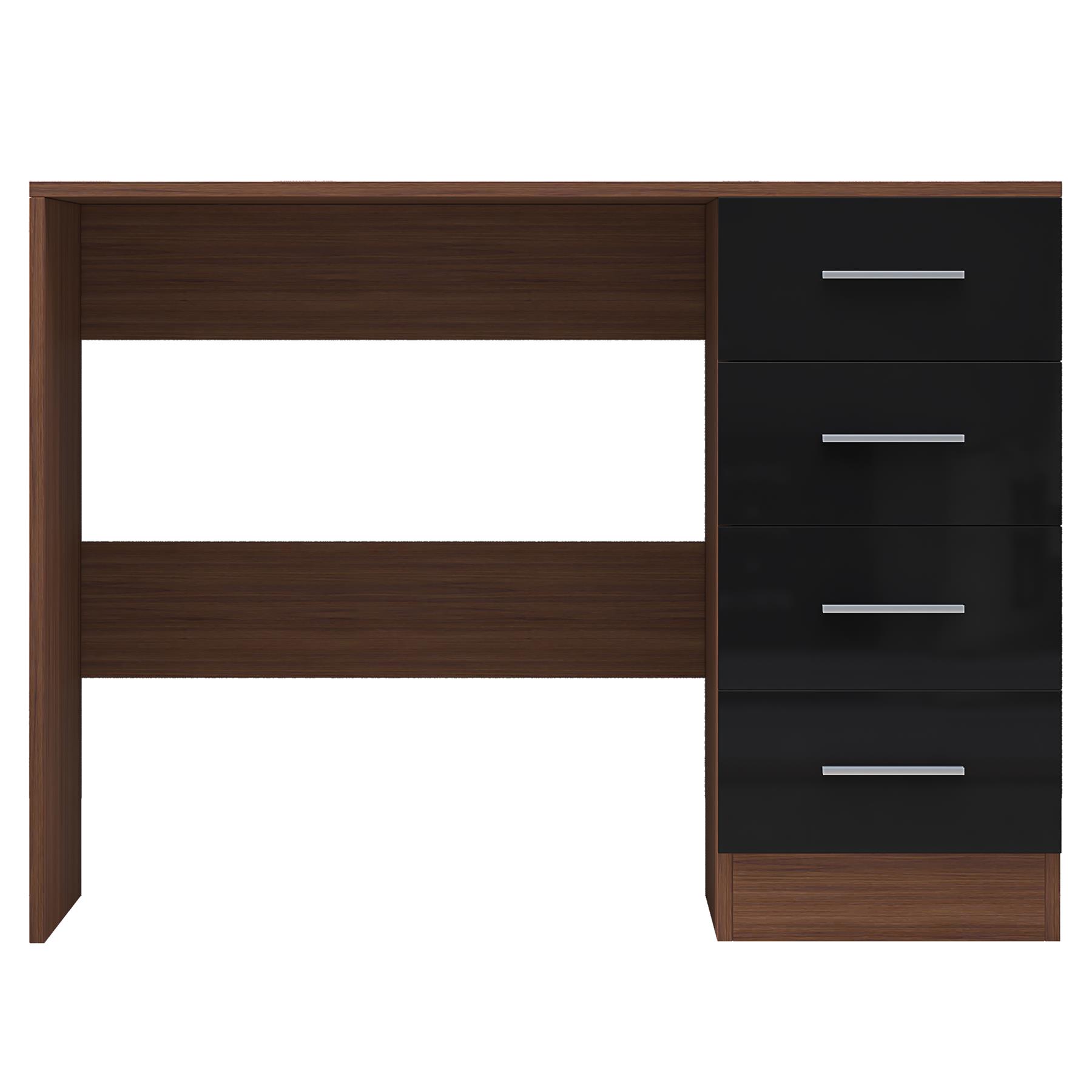 REFLECT Gloss Bedroom Furniture 4 Drawer Dressing Table Desk - 4 Colour Options - Picture 12 of 29