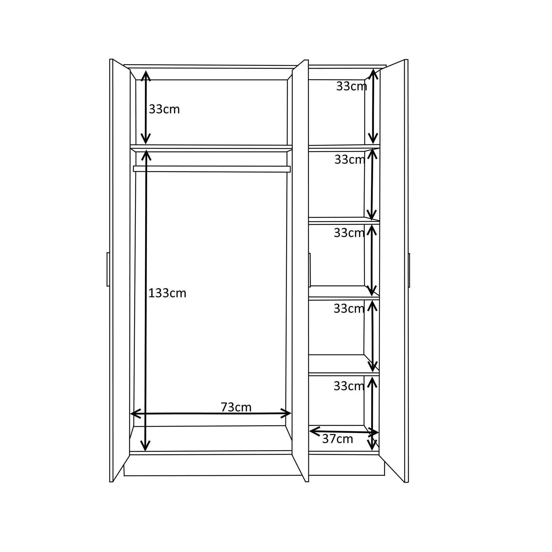 REFLECT Gloss Bedroom Furniture 3 Door Mirrored Wardrobe - 4 Colour Options - Picture 31 of 41