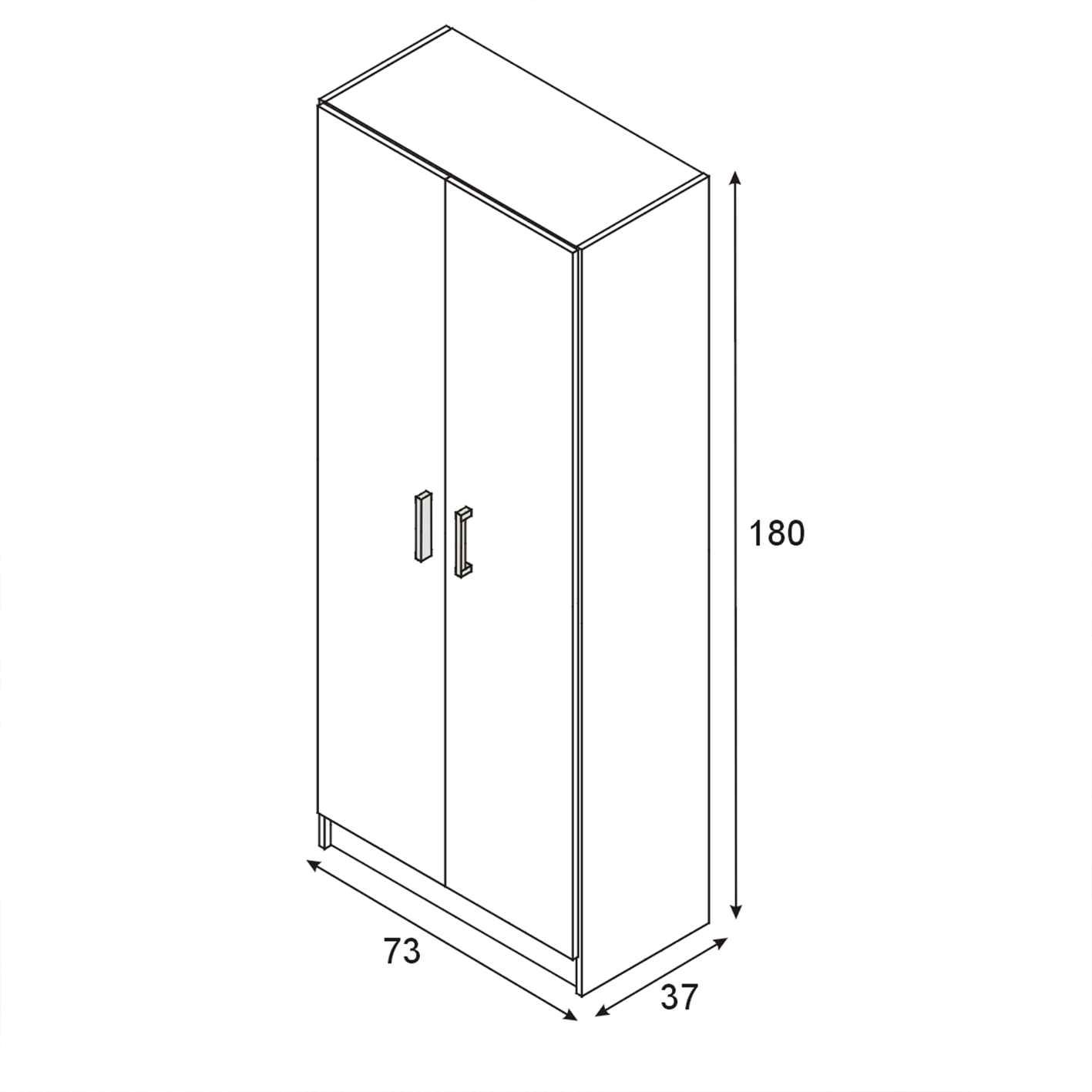 VITA Utility Laundry Cupboard / Cabinet Storage Units in White OR Oak Options - Picture 30 of 62