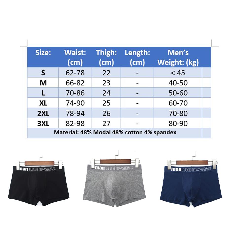 Pantalones cortos dise�ador hombre Boxer interior transpirable costuras  algod�n | eBay