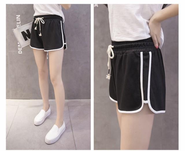 Pantalones Cortos de Deporte Mujeres Yoga Running Pantal/ón Corto Casual Shorts con Bolsillo Lateral