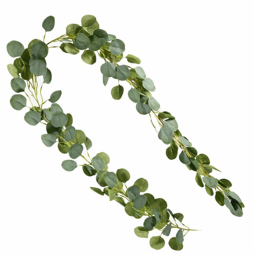 Artificial Eucalyptus Garland Hanging Vine Ivy Leaves