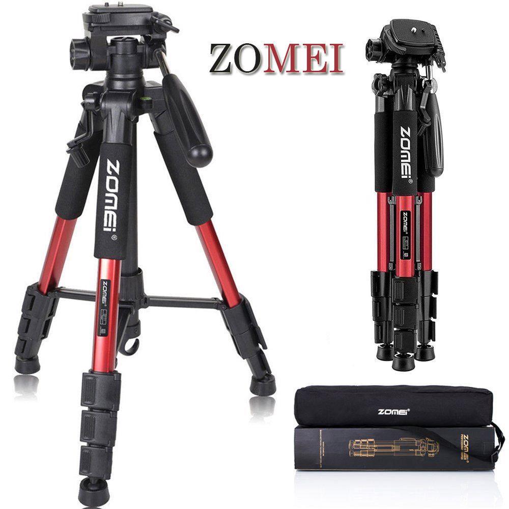 Professional ZOMEI Aluminium Portable Travel Camera Tripod For Camcorder JS057