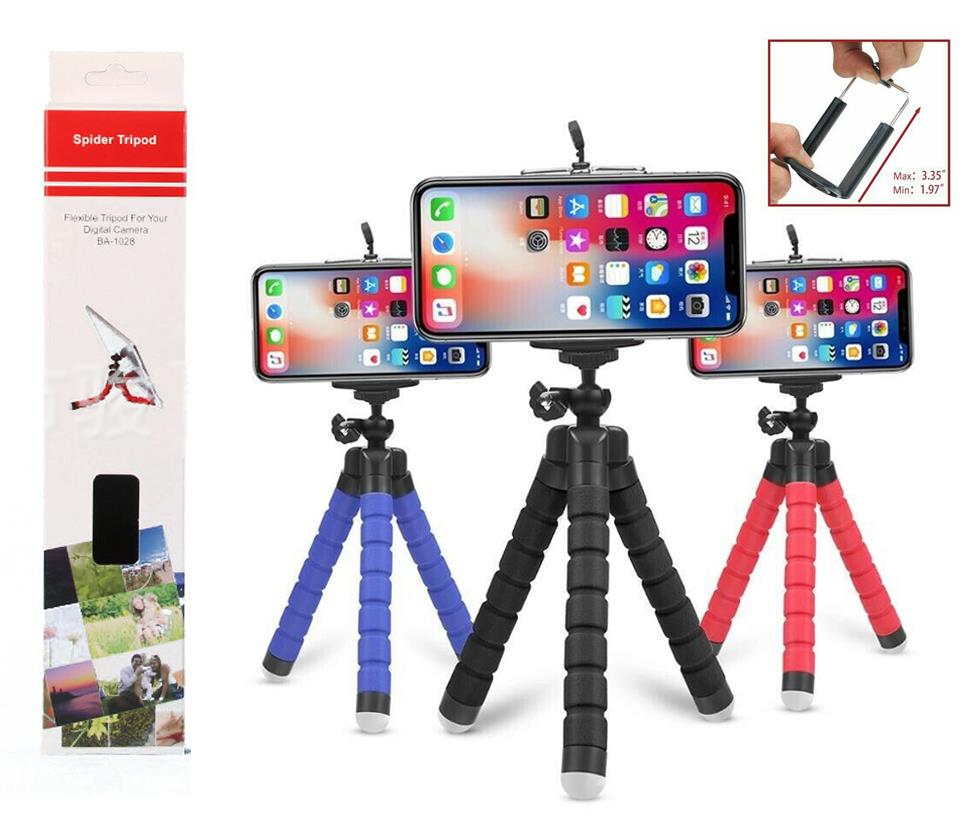 TRÍPODE MINI PARA MOVIL CÁMARA IPHONE SAMSUNG ANDROID SMARTPHONE UNIVERSAL
