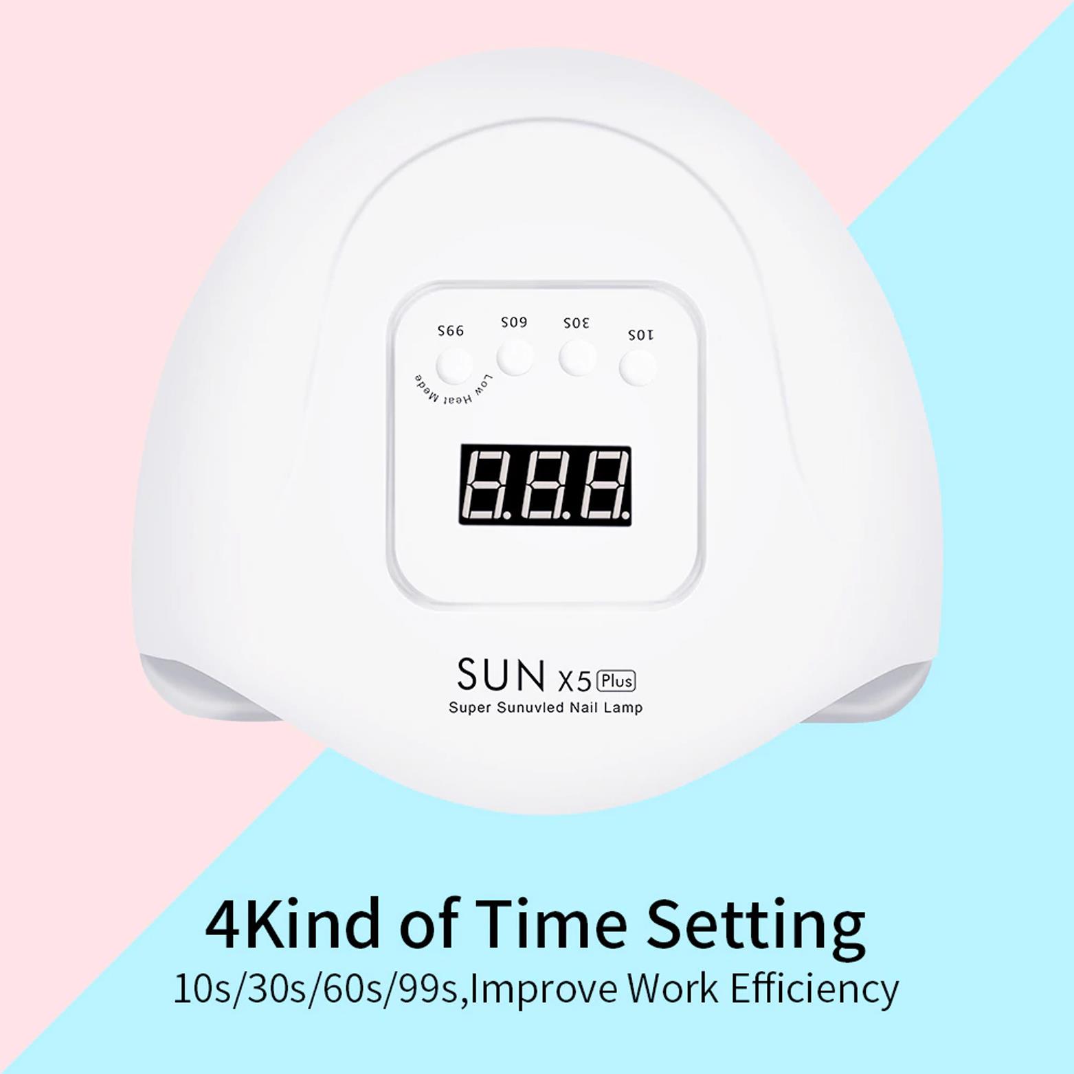 Sun5 Max Plus Nagel Lampe UV LED Gel Nagel Trockner kurieren Maniküre