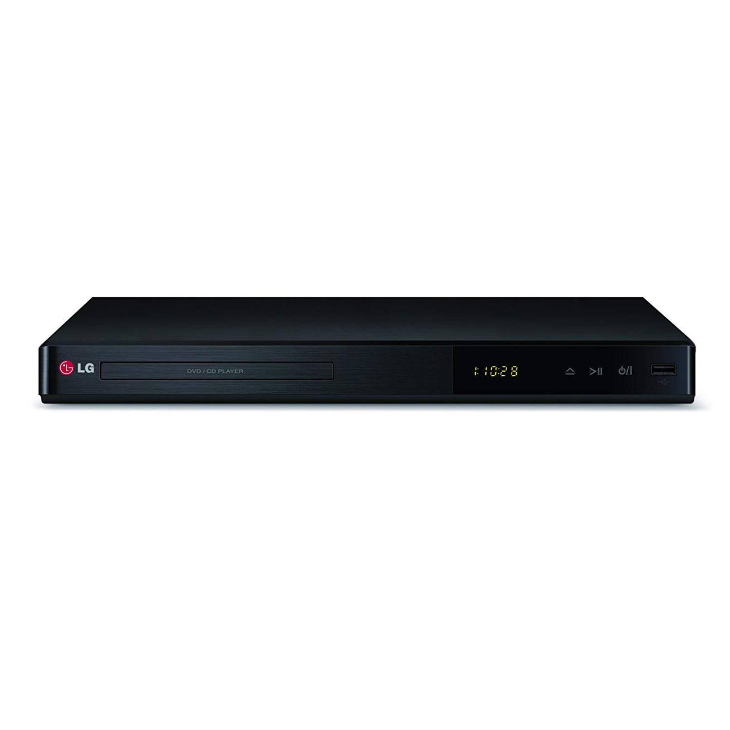 LG DP542H Compact DVD Player Black 1080p Upscaling Unit Only With Power
