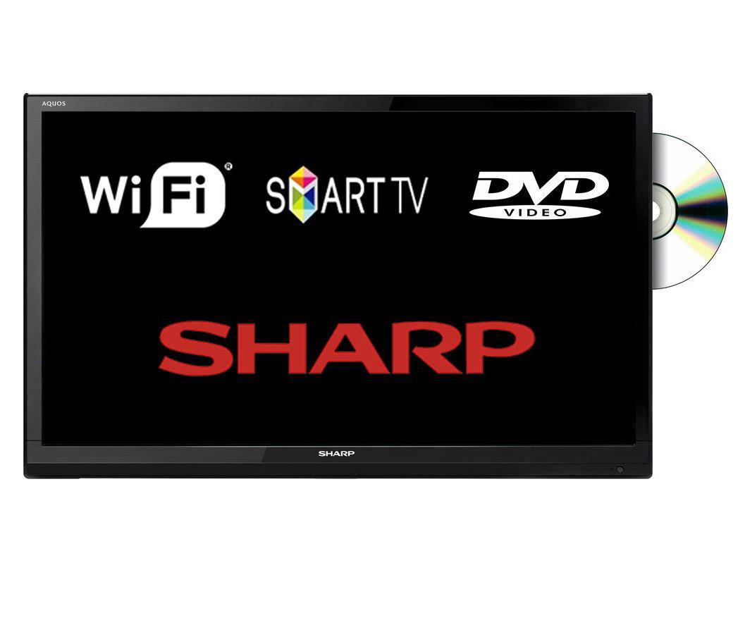 Sharp LC24DHG6001KF 24" Smart LED TV Builtin DVD Player Missing