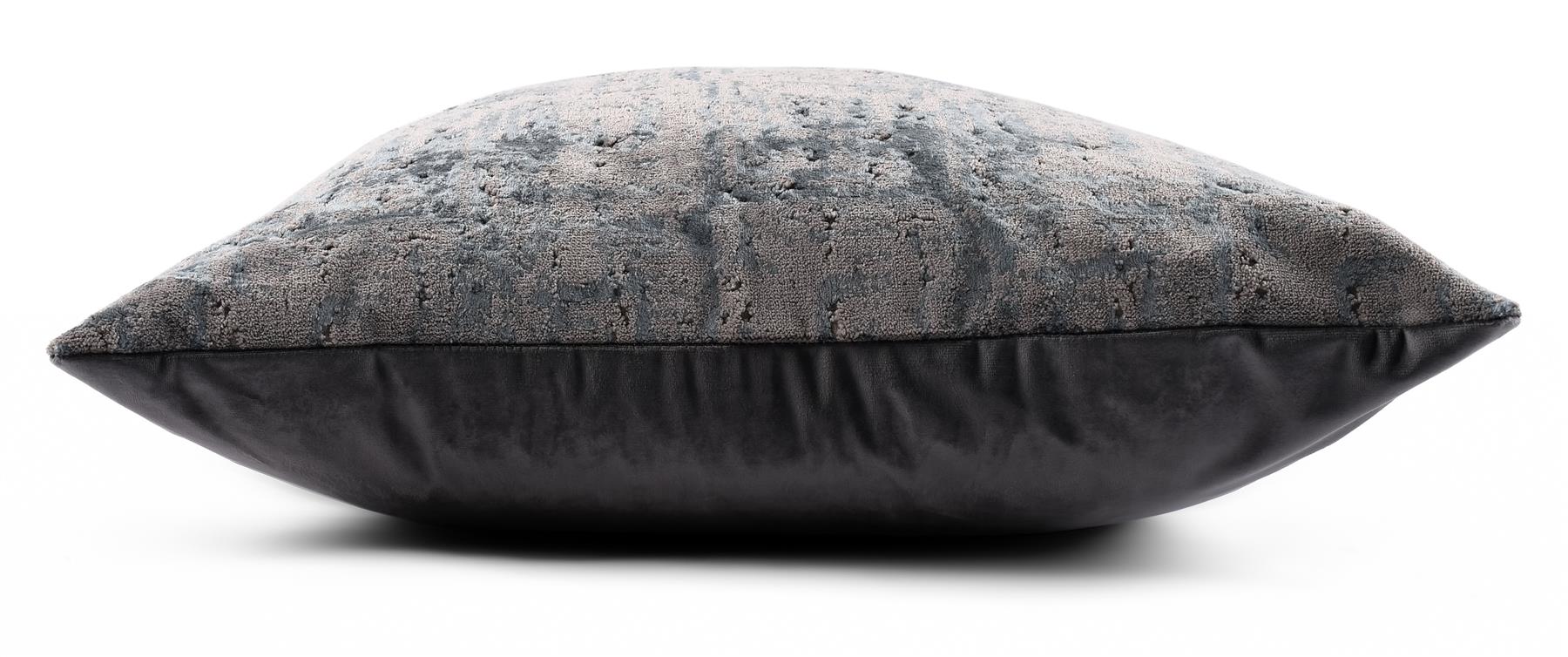 Aqua & Grey Concrete Look Chenille Cushion Boudoir Cover, Draft Excluder UK Made - Picture 16 of 22