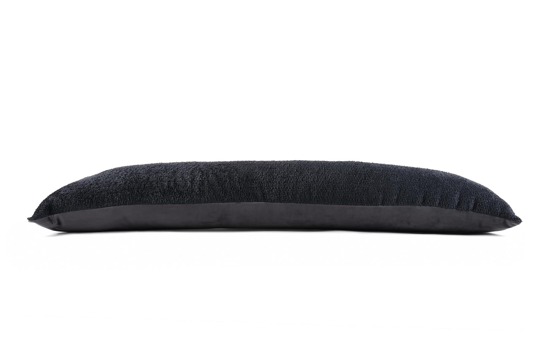 Charcoal Twisted Yarn Chenille Cushion, Boudoir, Draft Excluder UK Made - Picture 25 of 26