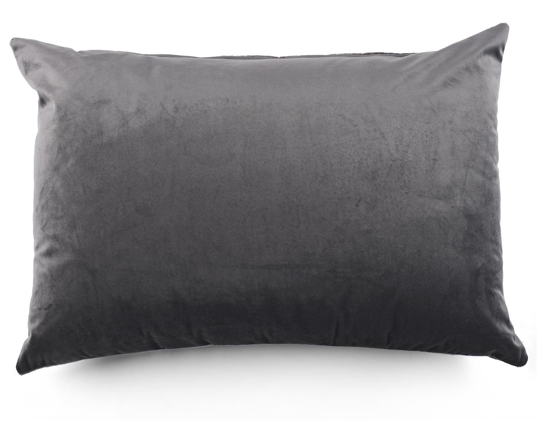 Aqua & Grey Concrete Look Chenille Cushion Boudoir Cover, Draft Excluder UK Made - Picture 12 of 22