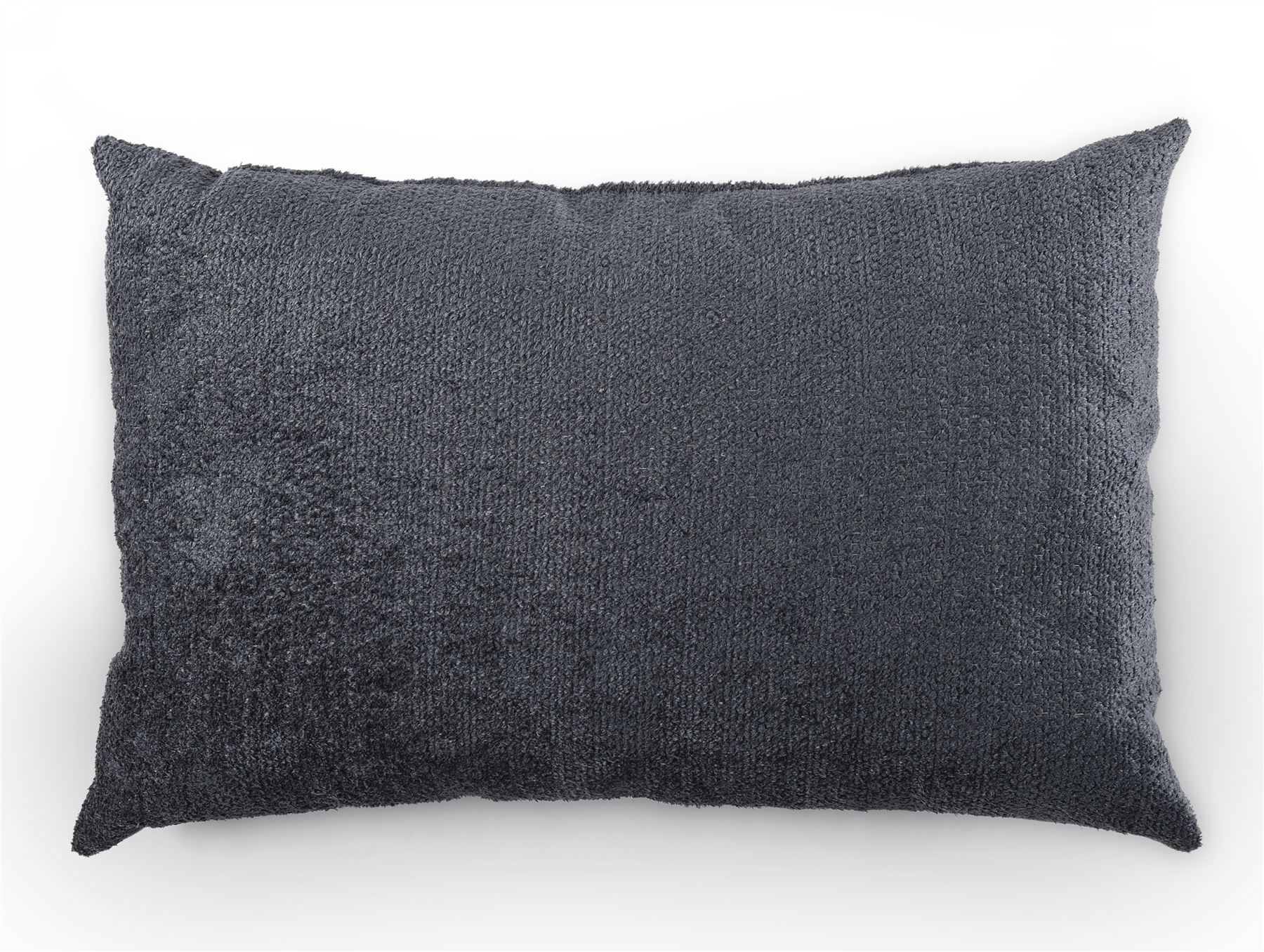 Charcoal Twisted Yarn Chenille Cushion, Boudoir, Draft Excluder UK Made - Picture 14 of 26