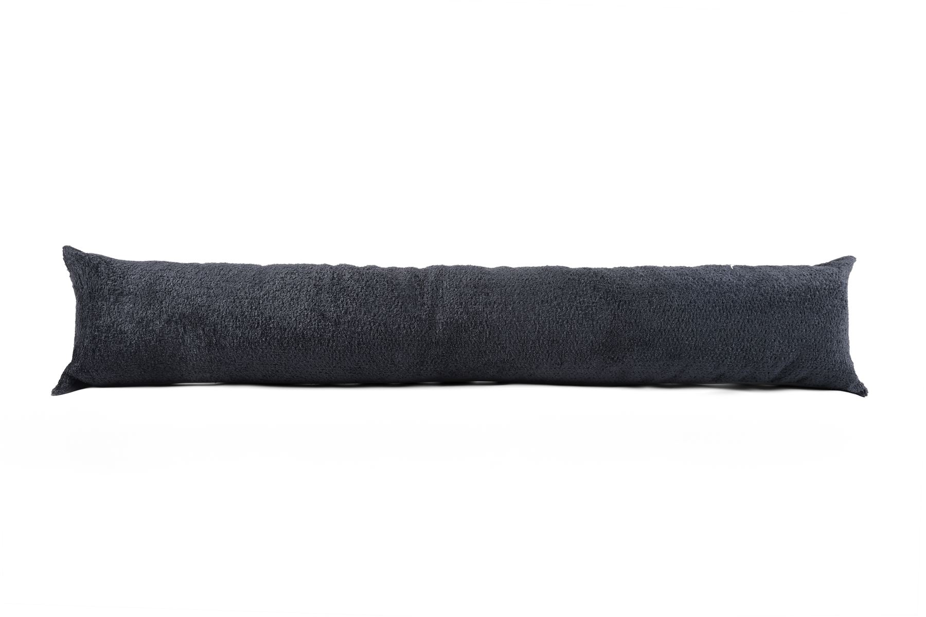 Charcoal Twisted Yarn Chenille Cushion, Boudoir, Draft Excluder UK Made - Picture 24 of 26