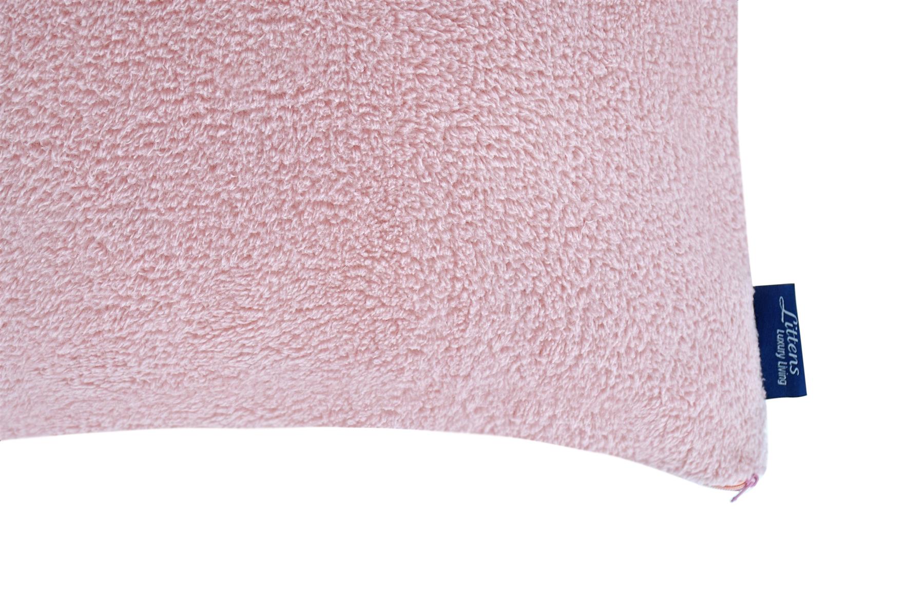 22" x 22" Teddy Fleece Fur Soft Plush Cosy Cushion Cover (55cm x 55cm) - Picture 11 of 25