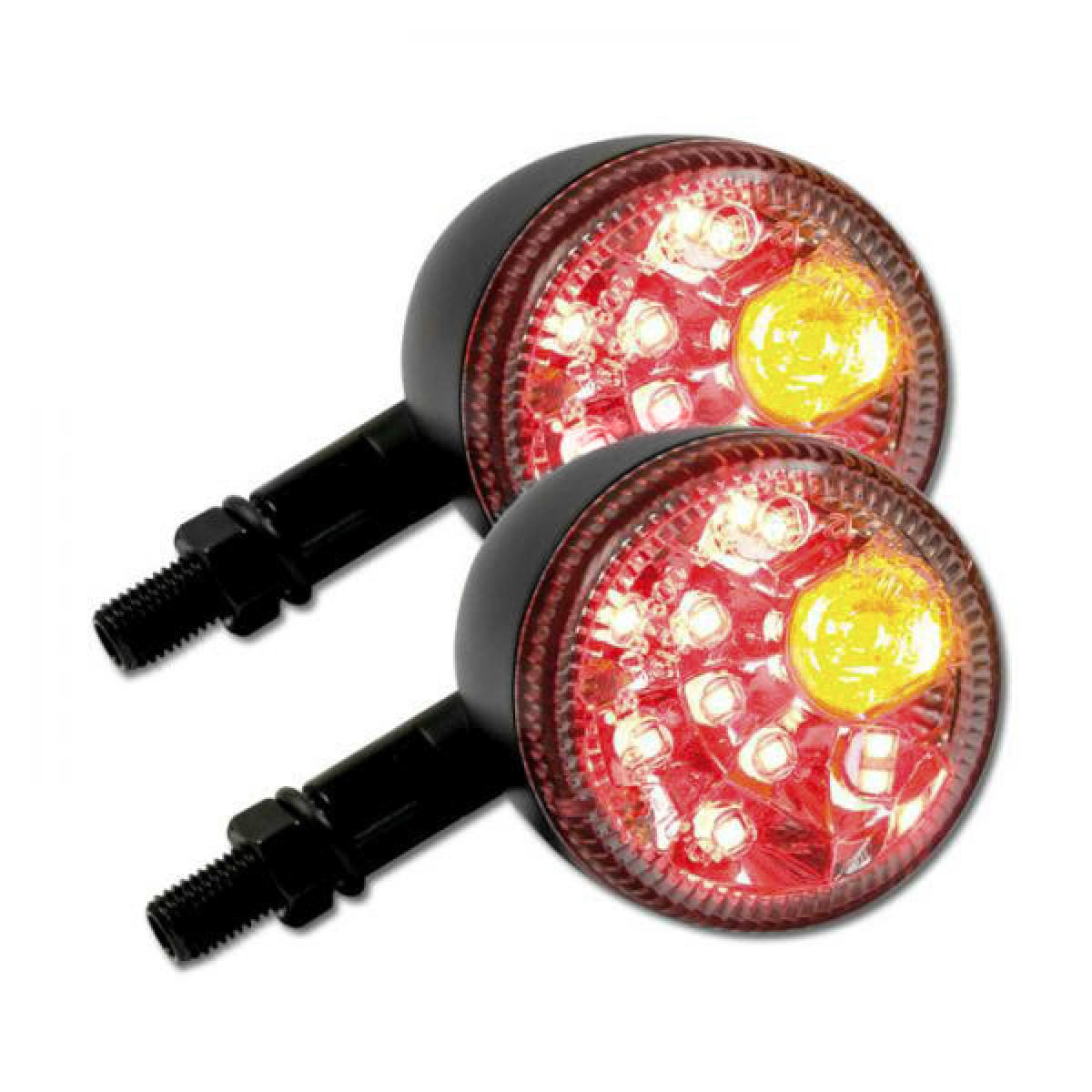 LED Bullet Tail Light With Builtin Turn Signal E Marked Motorcycle