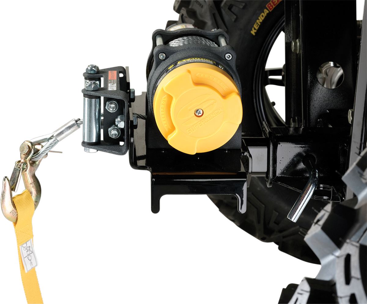 2" Receiver Style Winch Mount Cradle Warn Superwinch KFI Dragon Warrior