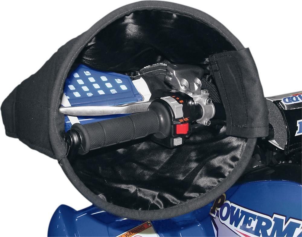 Powermadd Quad ATV Handguard Gauntlet Winter Mitts Black 5056226953175