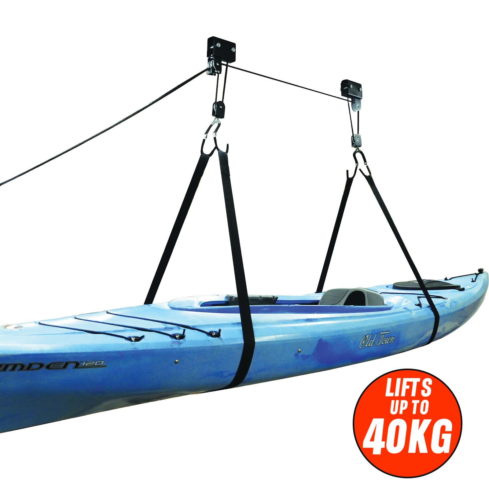 Legacy Kayak Ceiling Hoist Lift Pulley System Garage Storage Rack SUP