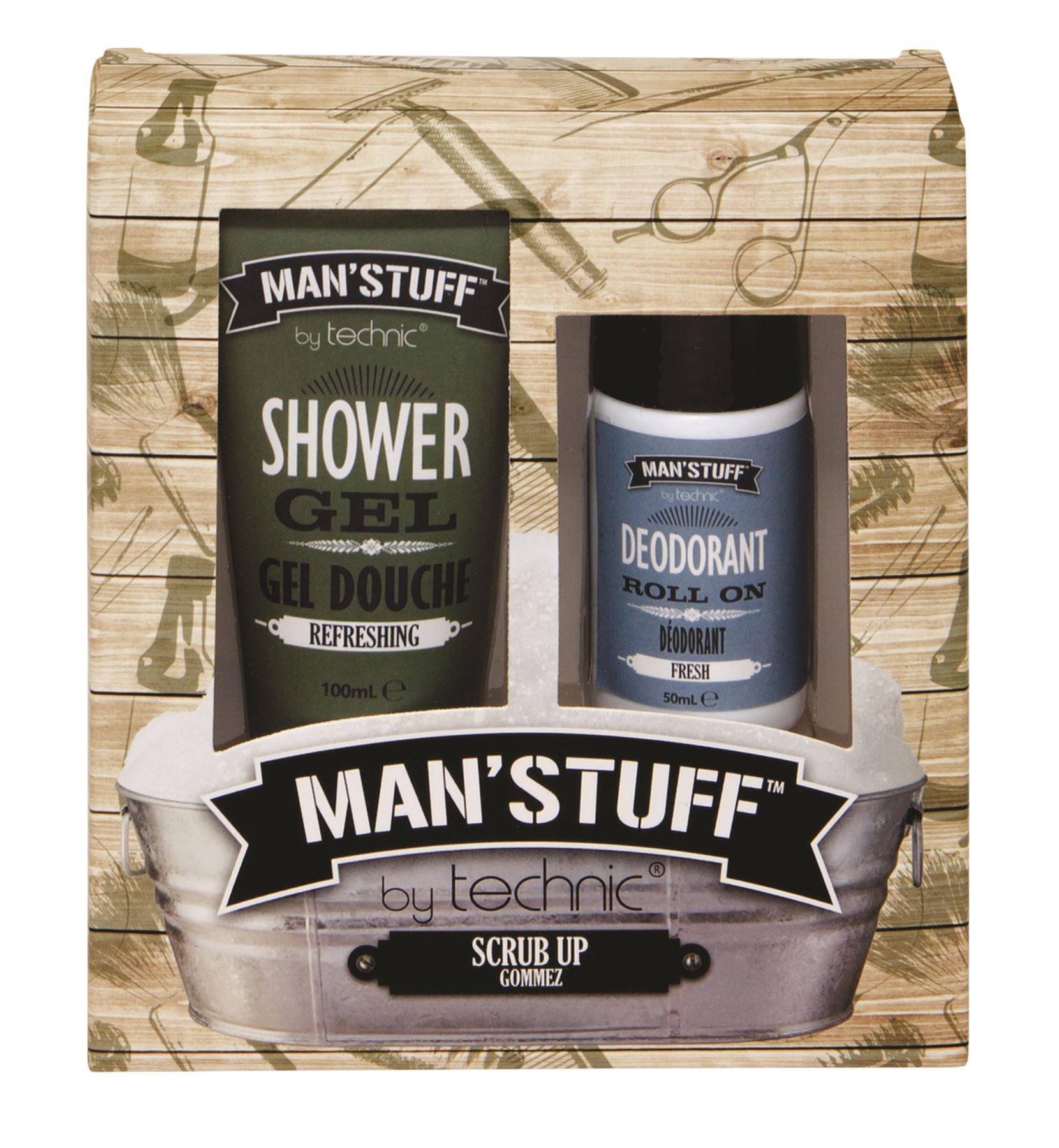 Technic Man 'Stuff Men's Bath & Body Toiletry Xmas Gift Sets Stocking