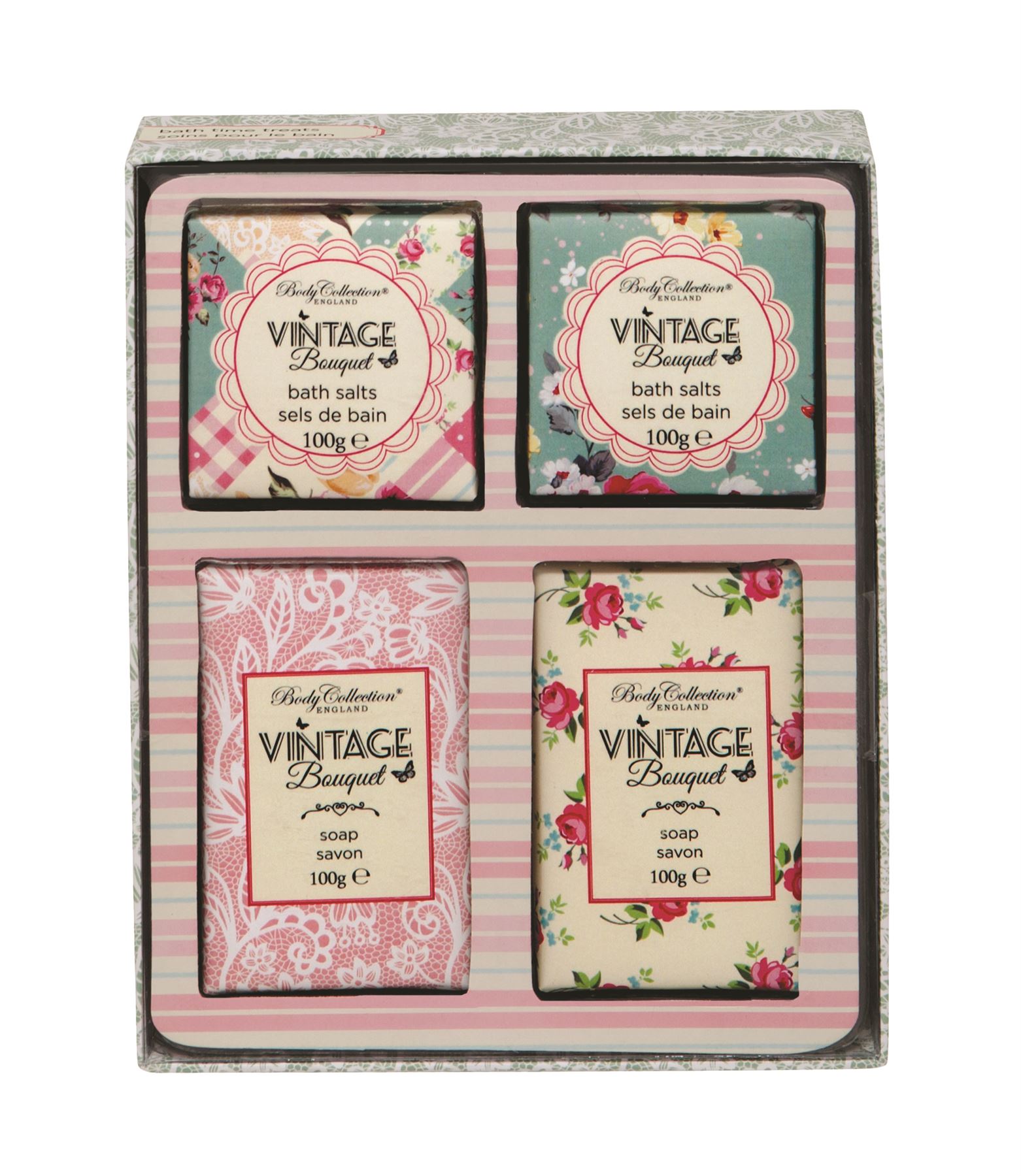 Body Collection Vintage Bouquet Toiletry Christmas Xmas Ladies Bath