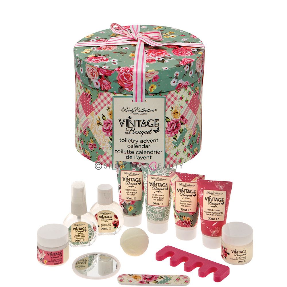 Body Collection Vintage Bouquet Toiletry Christmas Xmas Ladies Bath