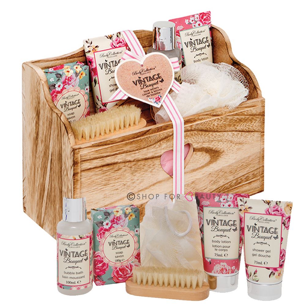 Body Collection Vintage Bouquet Toiletry Christmas Xmas Ladies Bath