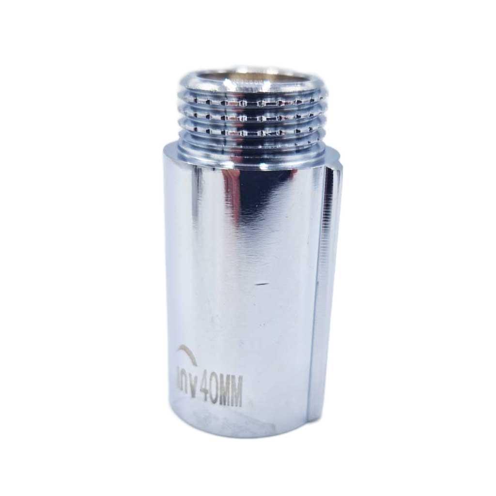 1/2" BSP (15mm) Pipe Extension Female x Male Chrome Plated Brass 10-100mm Long - Picture 8 of 12