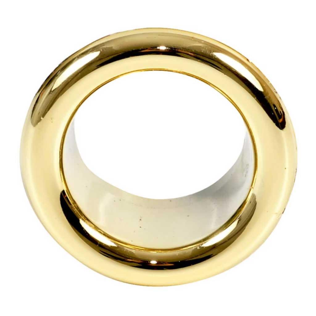Small Chromed/Gilded/White Rose Collar Bathroom Sink Basin Overflow 15-25mm - Picture 21 of 25