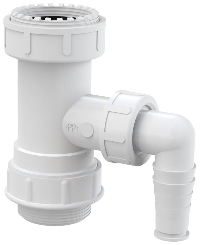 Kitchen Drain Waste Trap Adapter Pipe 5/4" with Dishwasher Connector