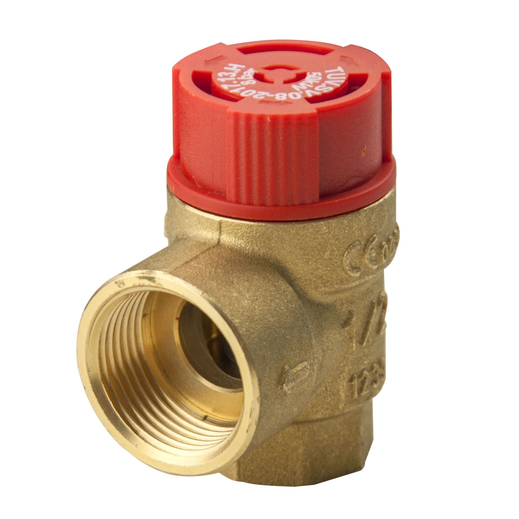 1/2"" 3/4"" 1"" Female FxF Safety Pressure Release Relief Reducing Valve 1,5-8 Bar