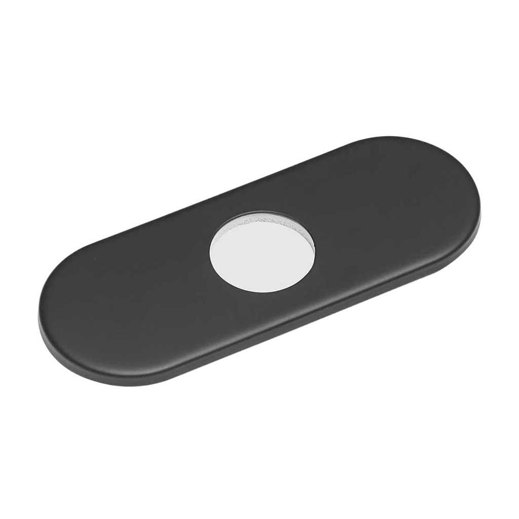 Bathroom Tap Sink Hole Cover Deck Plate Plinth Mounting Escutcheon Steel - Picture 6 of 9