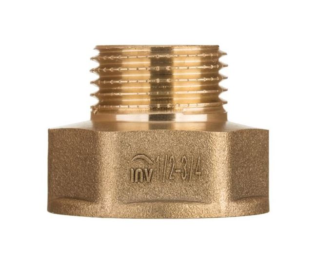 Brass Pipe Hexagon Reduction Fittings Female x Male FxM 3/8 1/2 3/4 1 Inch - Image 2
