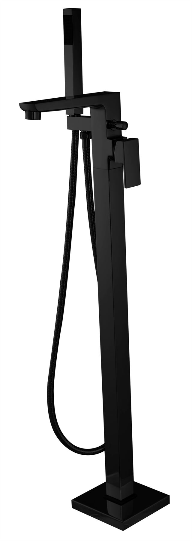 Grifo de baño independiente cuadrado bañera alta mezclador de ducha - Imagen 3 de 6