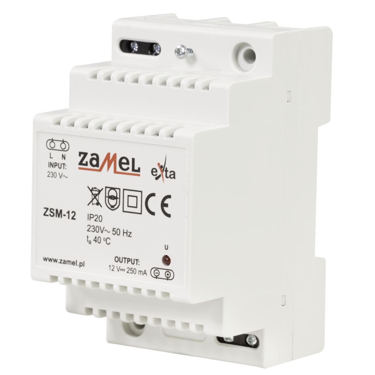Rail Stabilised Power Supply 3-24V 12V DC ZSM-11 ZSM-12 - Picture 3 of 3