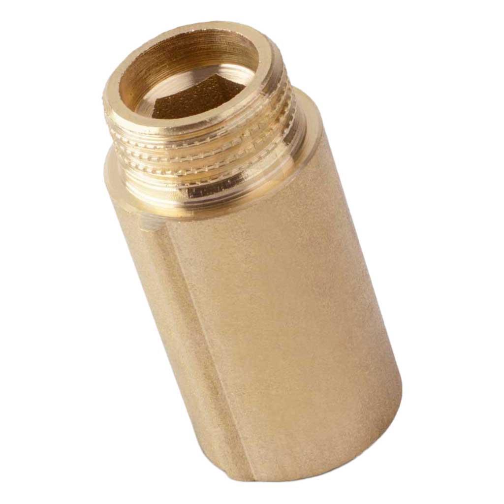 3/4"" BSP Pipe Thread Extension Female x Male Cast Iron Brass 10-60mm Long