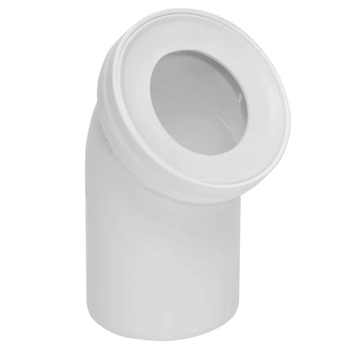 WC Toilet Waste Water Pan Connector Soil Pipe 110mm Elbow