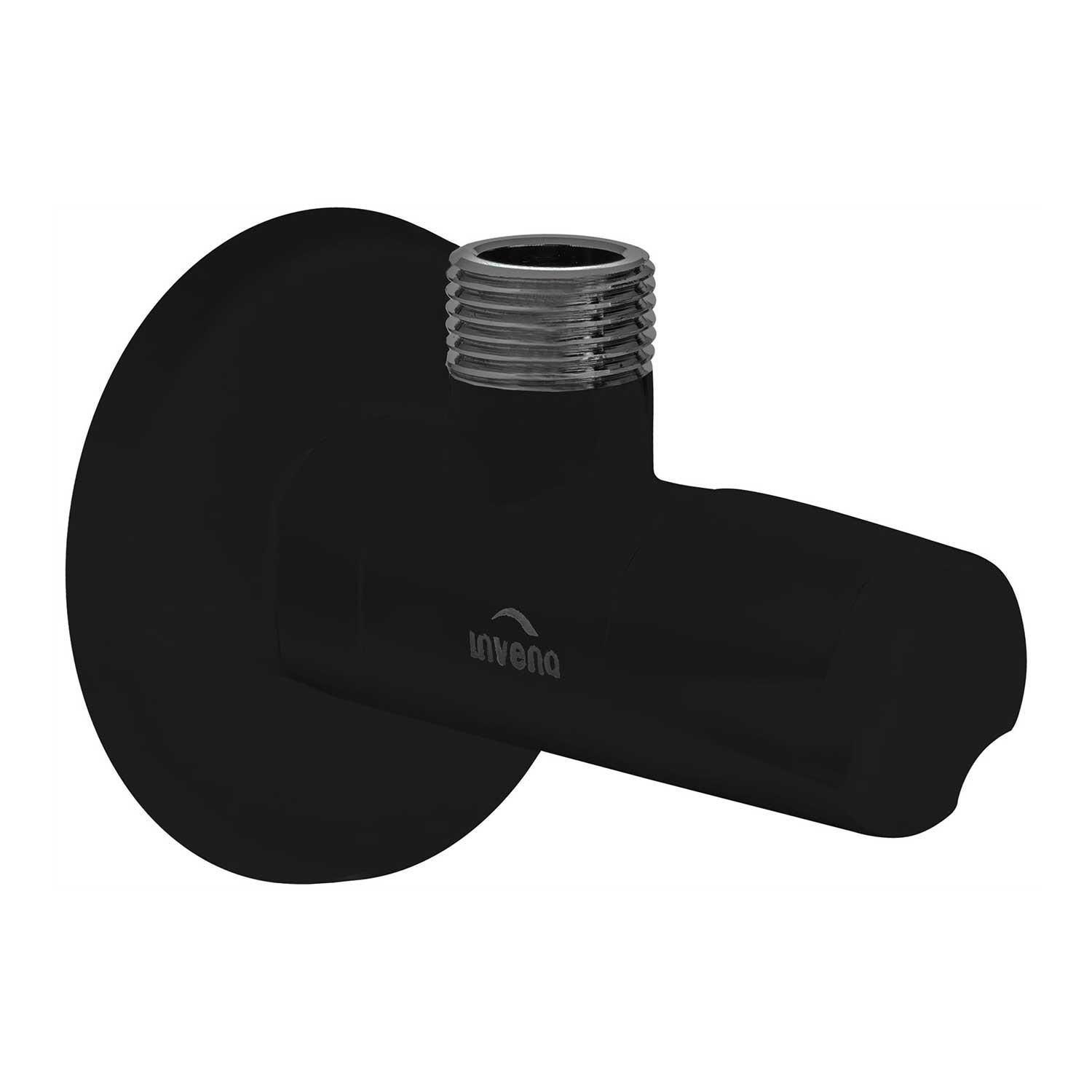 Black Basin Sink Toilet Hose Shut Off Isolation Valve Water