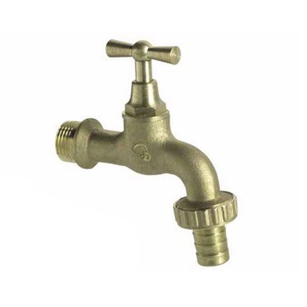 1/2"" 3/4"" BSP Brass Hose Union Garden Bib Tap Outdoor Faucet with Hose Adaptor