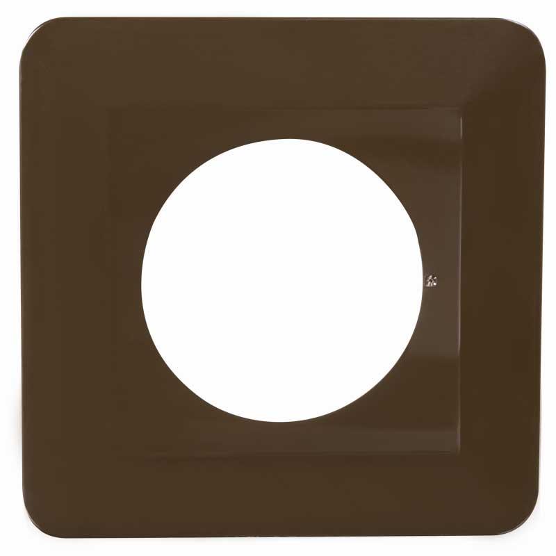 Light Switch Socket Finger Cover Plates Surround Edge White Brown Colour - Picture 2 of 3