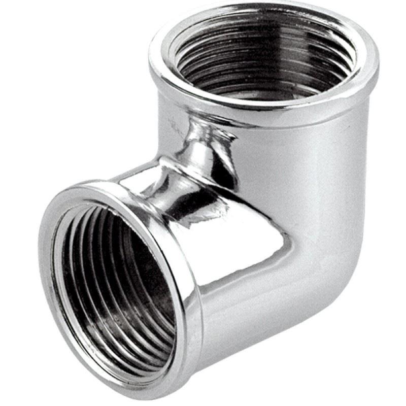 1/2"" 3/4"" BSP Thread Pipe Connection Elbow Female x Female Screwed Fittings