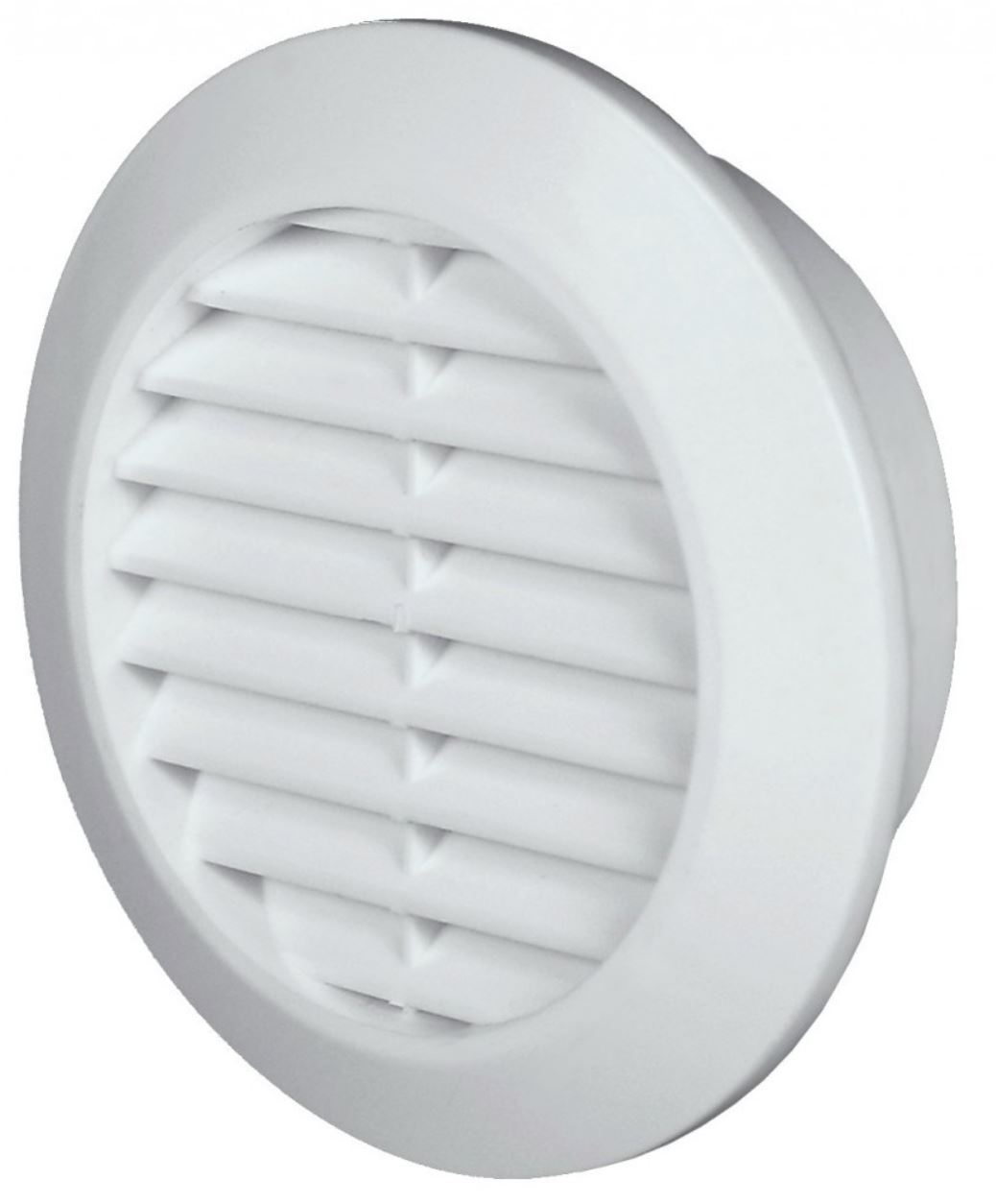 70mm Diameter White/Brown Round Door Air Vent Grille Woodwork Furniture Hole - Picture 5 of 6