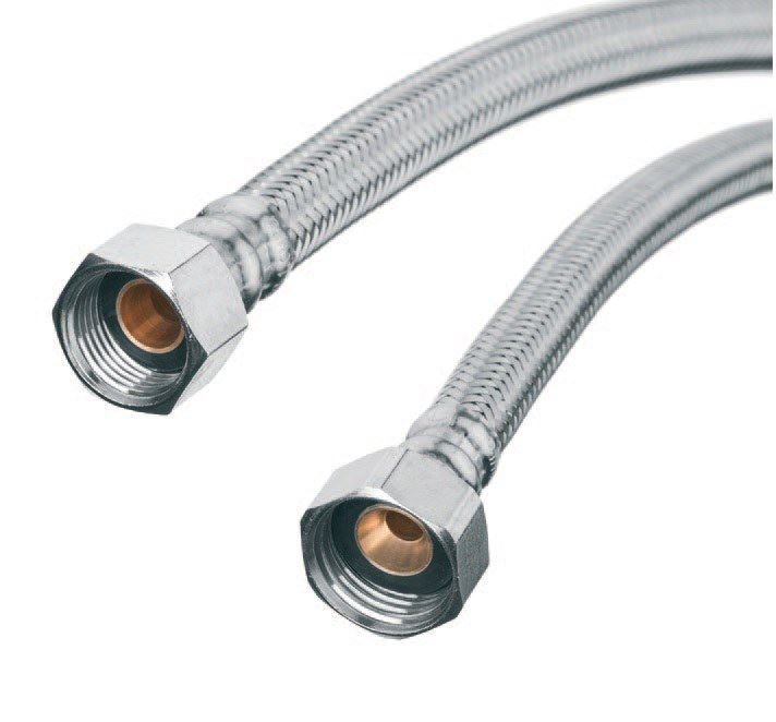 Flexi Flexible Kitchen Basin MonoBloc Tap Connector Hose Pipe M10 3/8