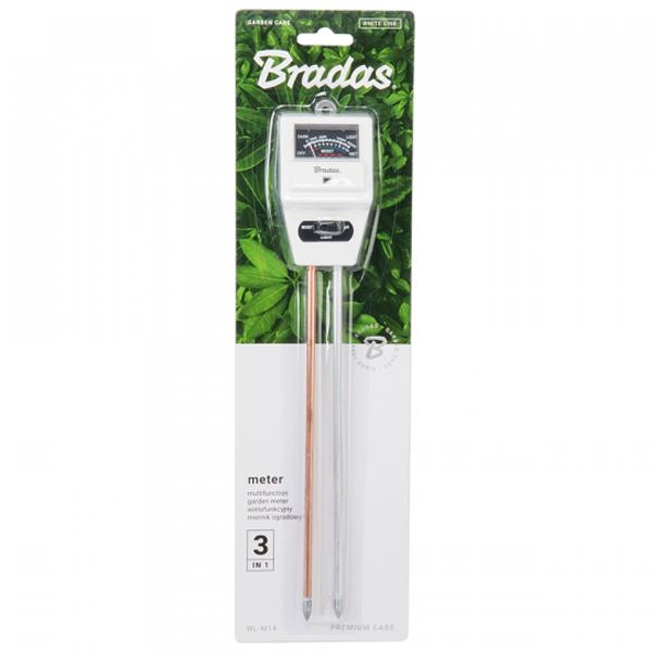 Analog 3-Funtions Meter Soil pH Acidity Insolation Moisture
